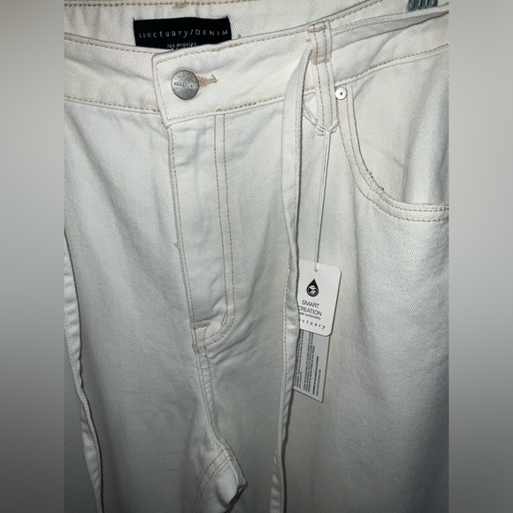 Sanctuary Micro Belt Crop in Powdered Sugar color - NWT - size 32 (14) - Picture 10 of 10